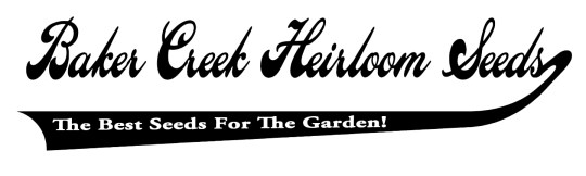 Black logo on white background